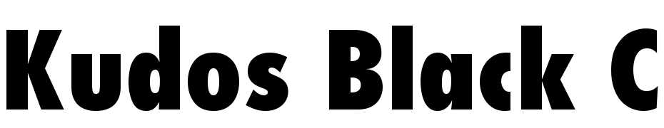 Kudos Black Condensed SSi Extra Bold Condensed Font Download Free