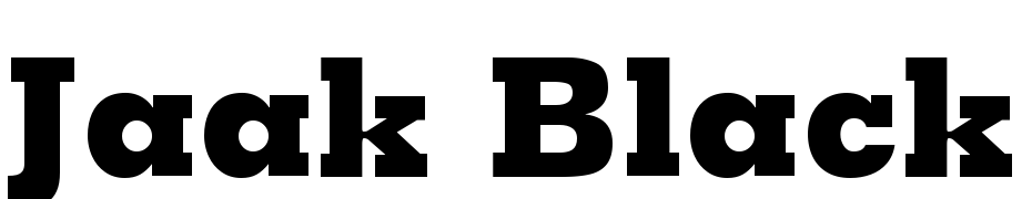 Jaak Black SSi Extra Bold Font Download Free