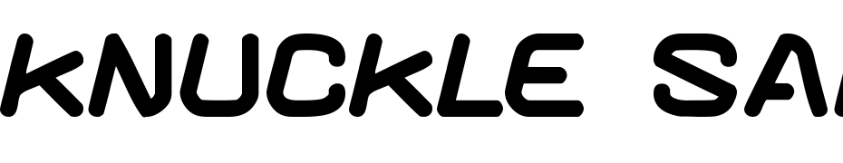 Knuckle Sandwich Font Download Free