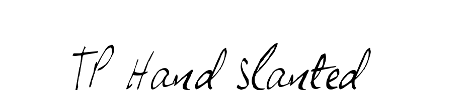 JP Hand Slanted Font Download Free