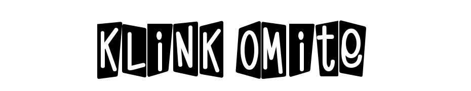 Klink OMite Font Download Free