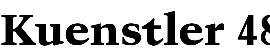 Kuenstler 480 Black BT Fuente Descargar Gratis
