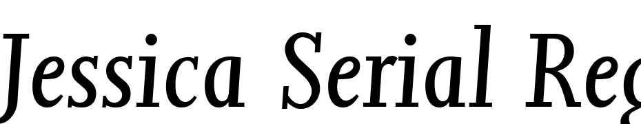 Jessica Serial Regular Italic DB Font Download Free