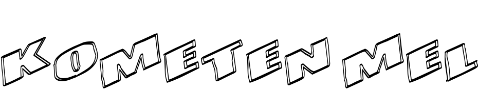Kometen Melodie1 Font Download Free