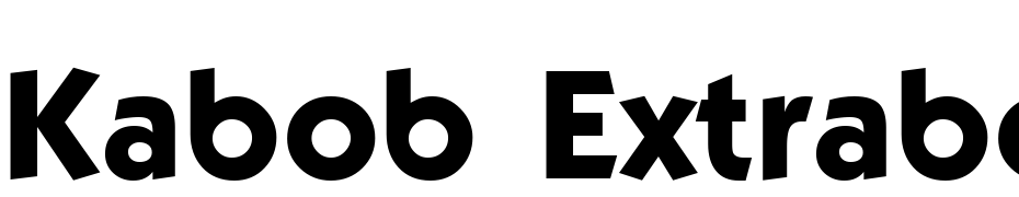 Kabob Extrabold Regular Font Download Free