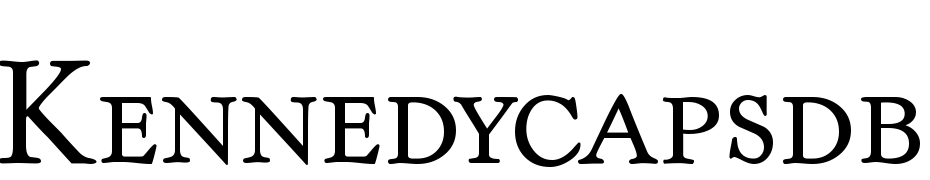 Kennedy Caps DB Normal Font Download Free