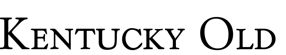 Kentucky Old Style Smc Regular DB Font Download Free