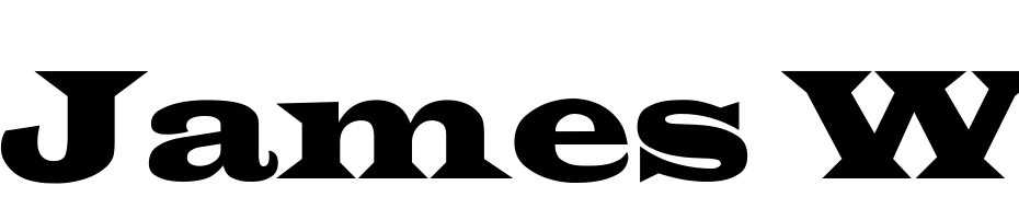 James Wide Cnd No Font Download Free