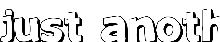 Just Another Font Font Download Free