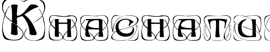 Khachaturian Capitals Font Download Free