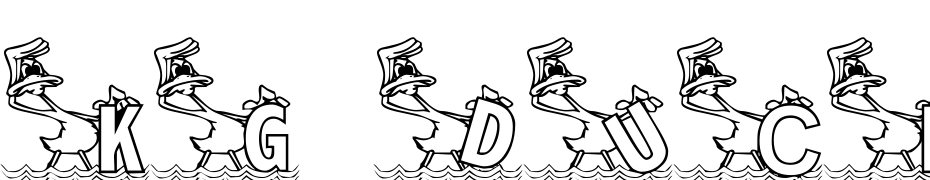 KG DUCKS2 Font Download Free