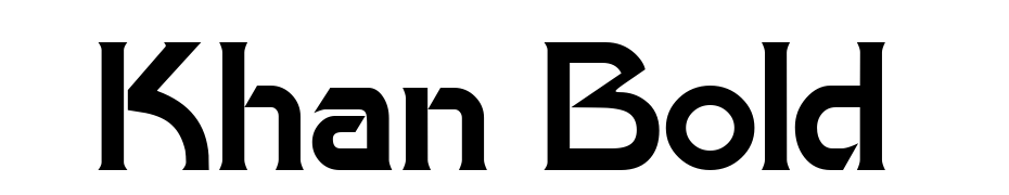 Khan Bold Font Download Free