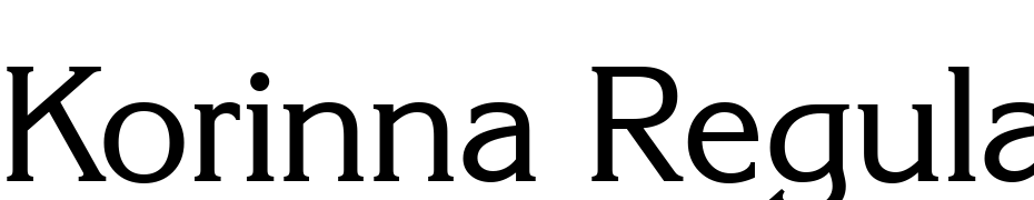 Korinna Regular BT Polices Telecharger