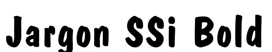 Jargon SSi Bold Font Download Free