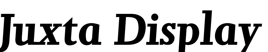 Juxta Display Ssi Italic Font Download Free