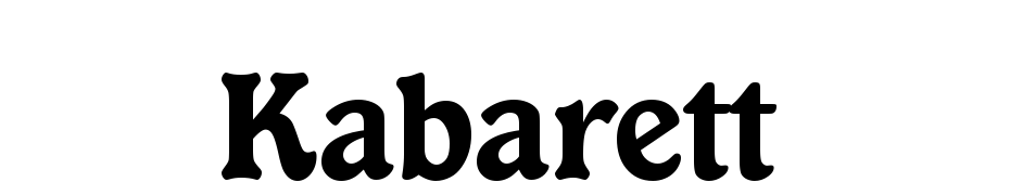 Kabarett D Font Download Free
