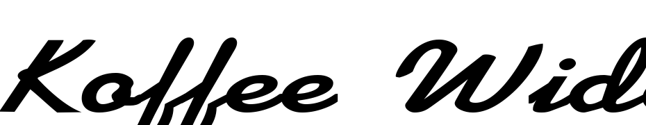 Koffee Wide Bold Font Download Free