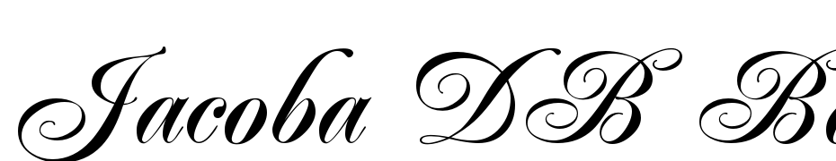 Jacoba DB Bold Font Download Free