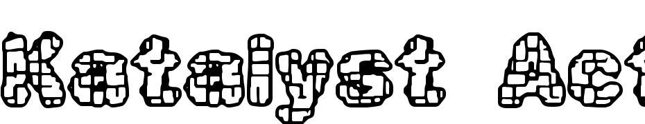 Katalyst Active BRK Font Download Free