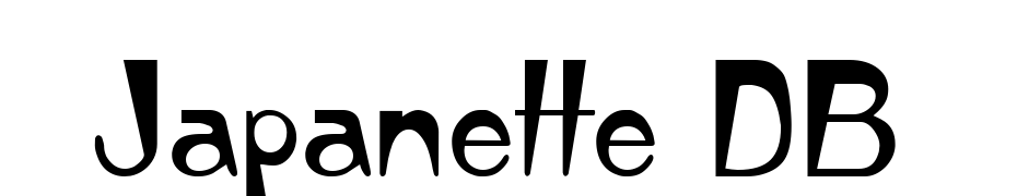 Japanette DB Font Download Free