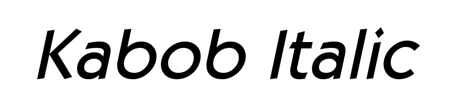 Kabob Italic Font Download Free