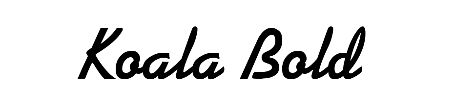 Koala Bold Font Download Free