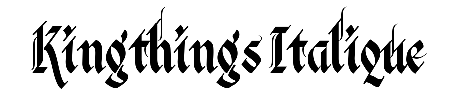 Kingthings Italique Font Download Free