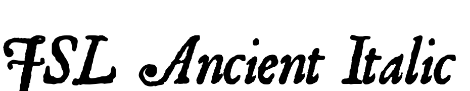 JSL Ancient Italic Font Download Free