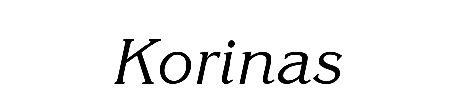Korina Semi Bold Ita Font Download Free
