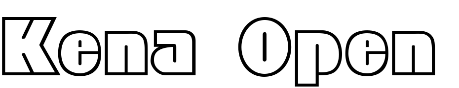 Kena Open Face Display SSi Font Download Free