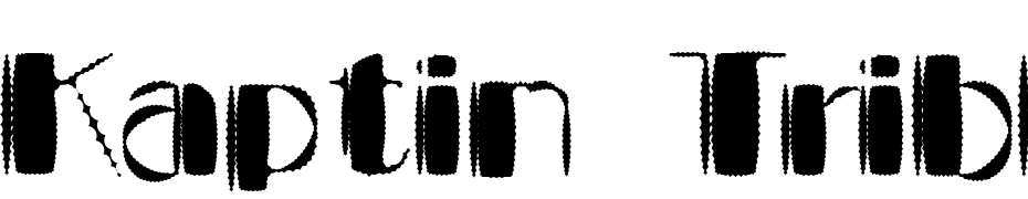 Kaptin Tribble Wound Font Download Free
