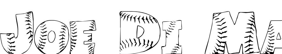 Joe Di Maggio Font Download Free
