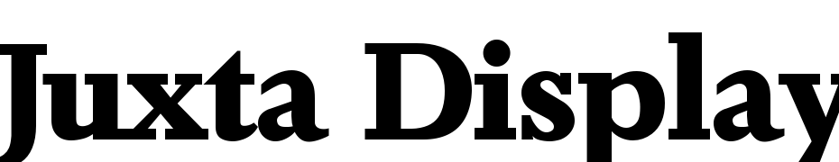 Juxta Display SSi Font Download Free