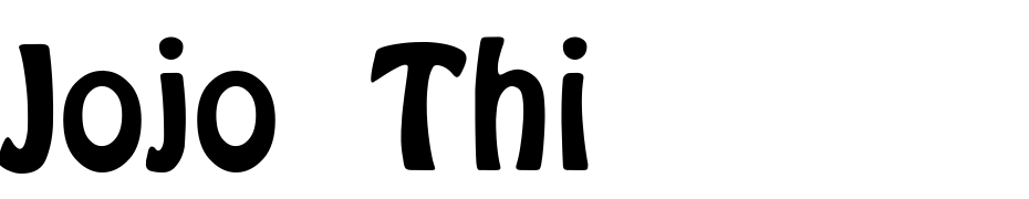 Jojo Thin Font Download Free