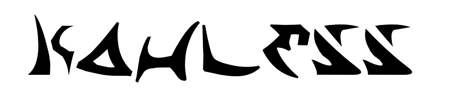 Kahless Font Download Free