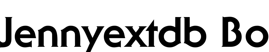 Jennyextdb Bold Font Download Free