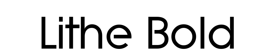 Lithe Bold Font Download Free