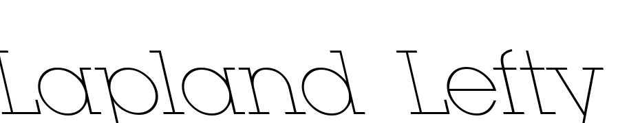 Lapland Lefty Light Regular Font Download Free