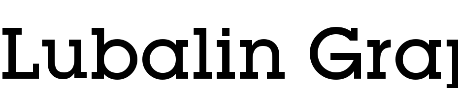 Lubalin Graph Medium BT Yazı tipi ücretsiz indir