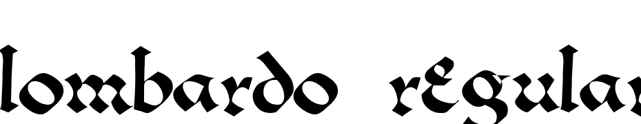 LOMBARDO Regular Font Download Free