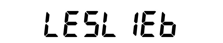 LESLIE Regular Font Download Free