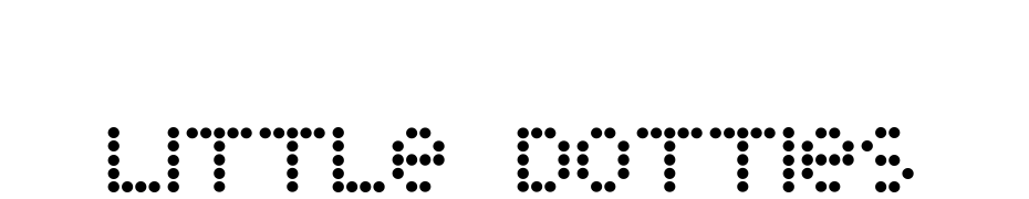 Little Dotties Font Download Free