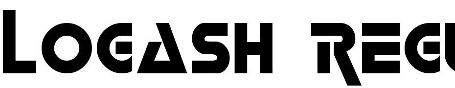 Logash Regular Scarica Caratteri Gratis
