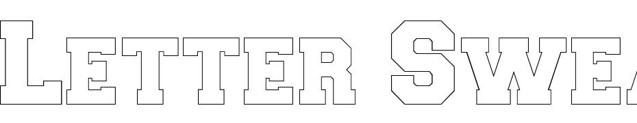 Letter Sweater Open Display SSi Normal Font Download Free