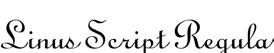 Linus Script Regular Font Download Free
