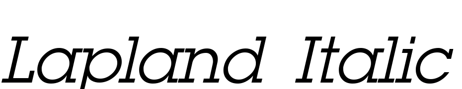 Lapland Italic Font Download Free