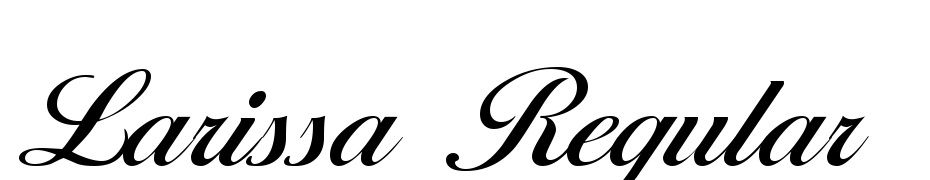 Larissa Regular Font Download Free