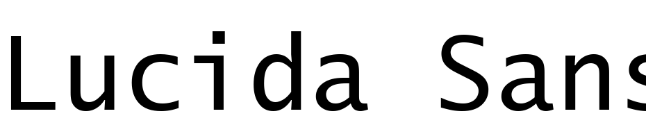 Lucida Sans Typewriter Regular Font Download Free