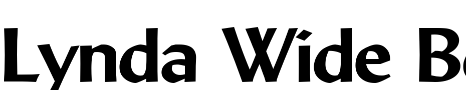 Lynda Wide Bold Font Download Free