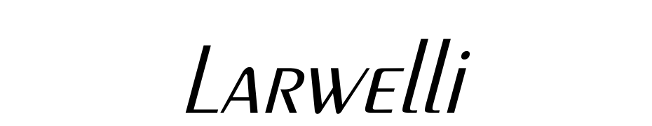 Larwelli Font Download Free